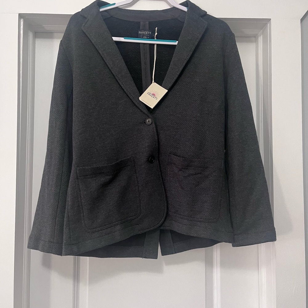 New without Tags Faherty Knit Blazer